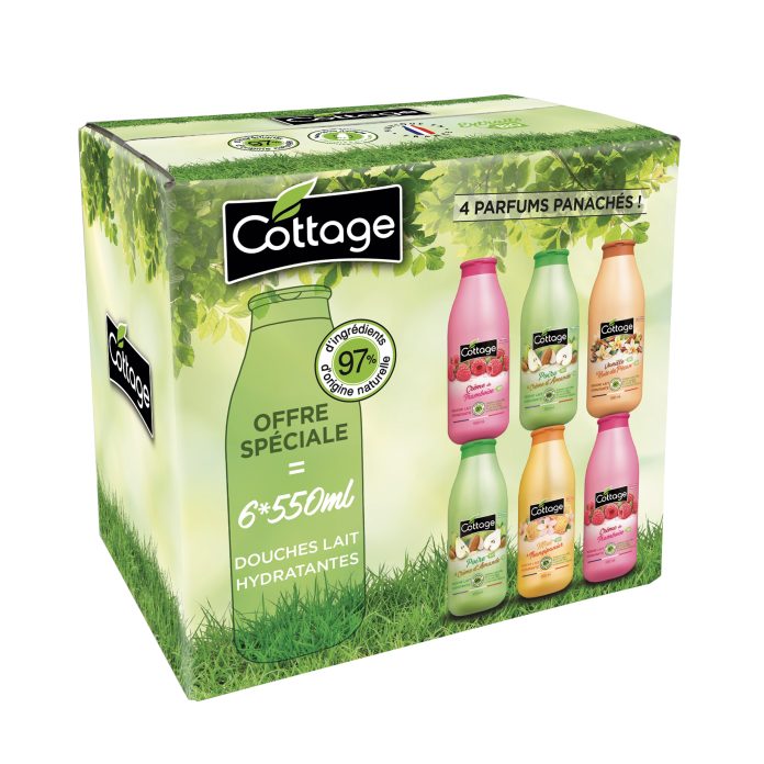 Colis panaché douche lait - Cottage